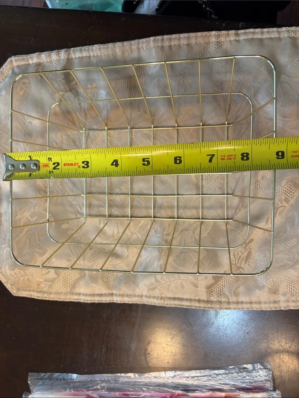 Stanley Gold Wire Grid Basket